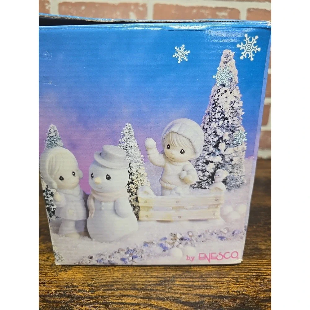 Precious Moments Sugar Town Sams House Lighted Christmas House Collectible 7 Pc